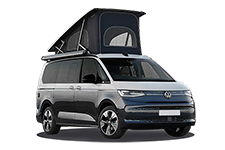 Car Hire Glossop - Grey VW Campervan - Van hire Glossop
