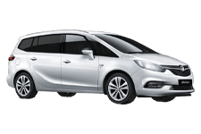 Car Hire Glossop - Vauxhall Zafira 7-Seater - Minibus hire Glossop
